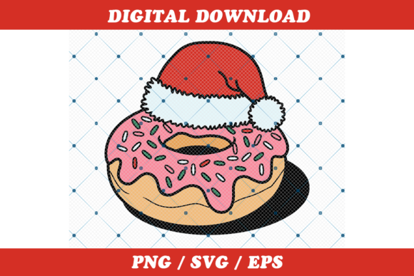 Christmas Donut with Santa Hat Vector: A Designer's Review