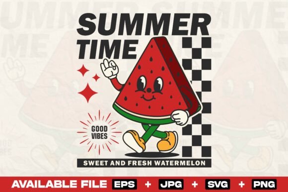 Cute Watermelon Cartoon Character Review