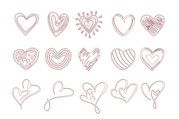 Heart Shape Icon Svg Doodle Vector: A Designer's Take