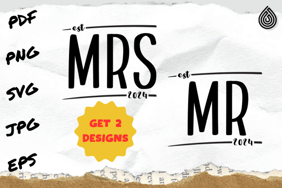Mr and Mrs 2024 Svg: A Designer's Review for Wedding Embroidery