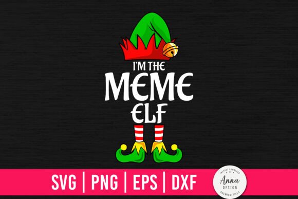 Review: I'm the Meme Elf Funny Christmas for Embroidery